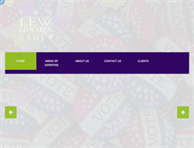 Tablet Screenshot of lewedwardsgroup.com